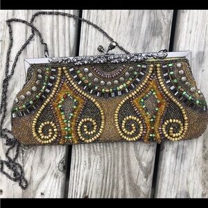 Ohh! Ashley beaded clutch crafters special ornate elegant statement